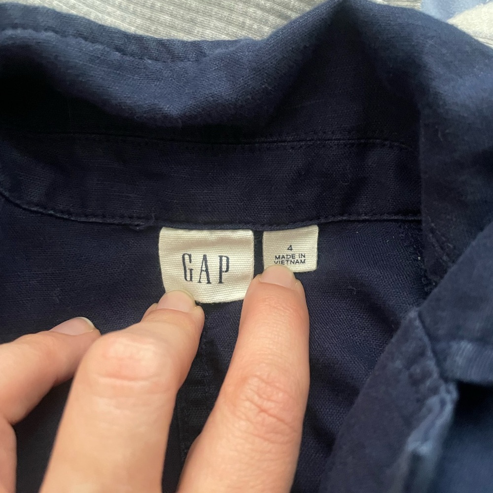 GAP Utility Navy Jumpsuit - Picture 6 of 6